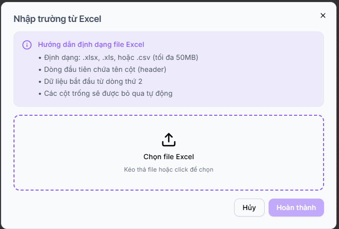 Thêm danh mục hoàn tất