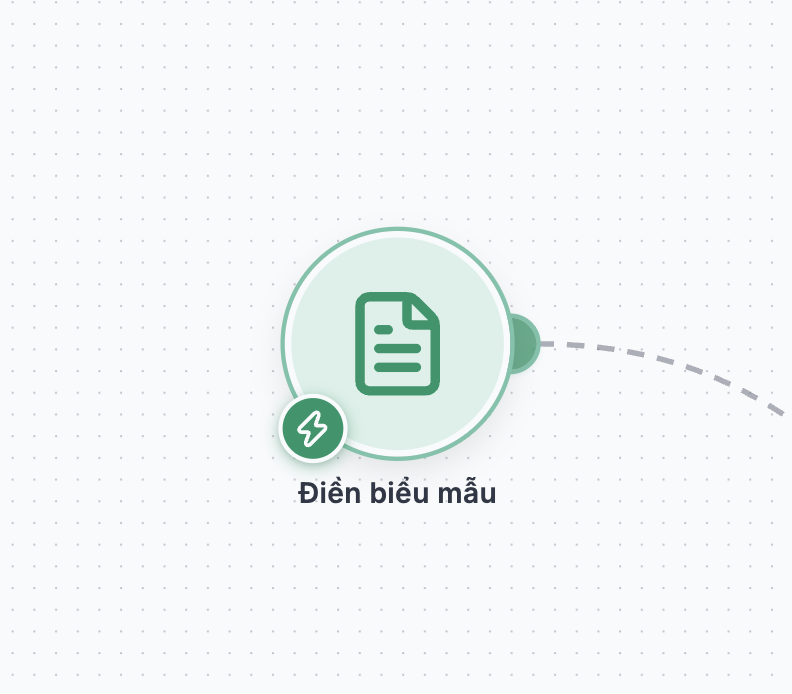 Node Điền biểu mẫu